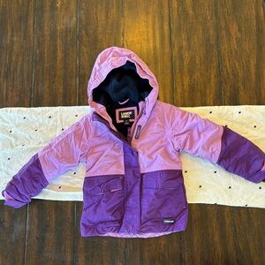 Lands' End Lavender and Plum Squall Jacket